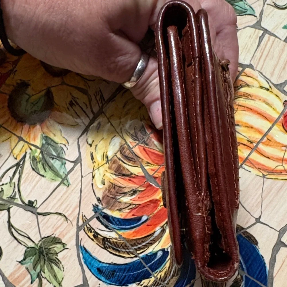 Fossil Men's Rich Brown Leather Wallet